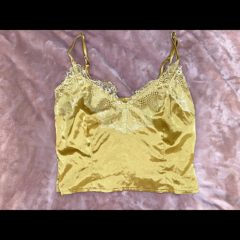 Satin crop top